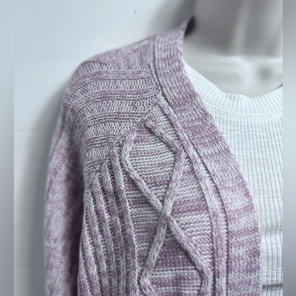 Boutique Brand Open Front Knit Cardigan Pockets Pink 💗 - Picture 3 of 7